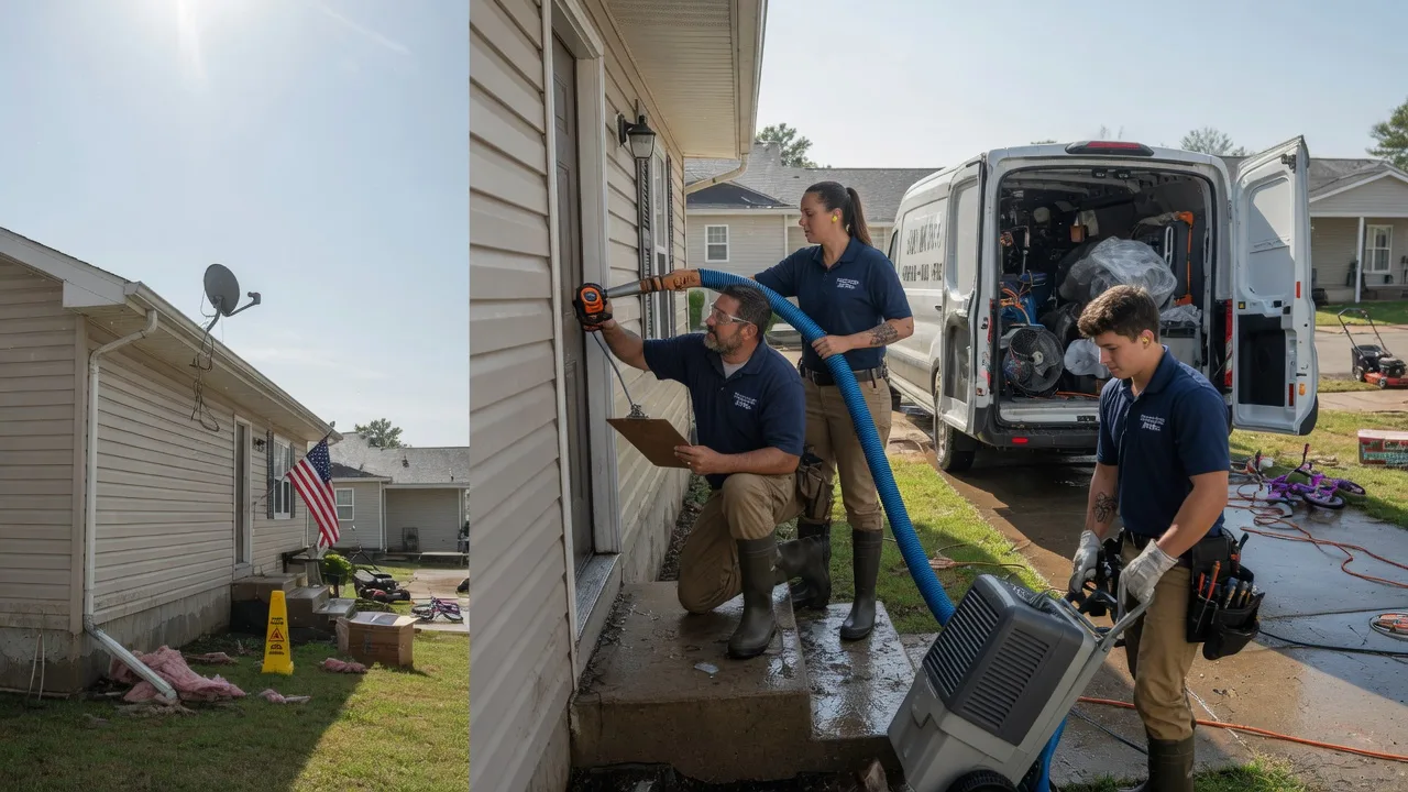 Ceiling Water Damage Restoration in Abercrombie, ND near me